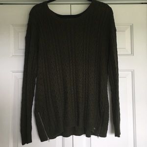 Olive green American eagle sweater